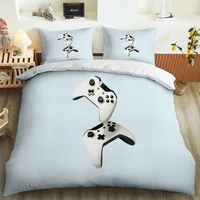 duvet cover 3d rendering a variety of game handle joystick black background cool player four seasons universal bedding set