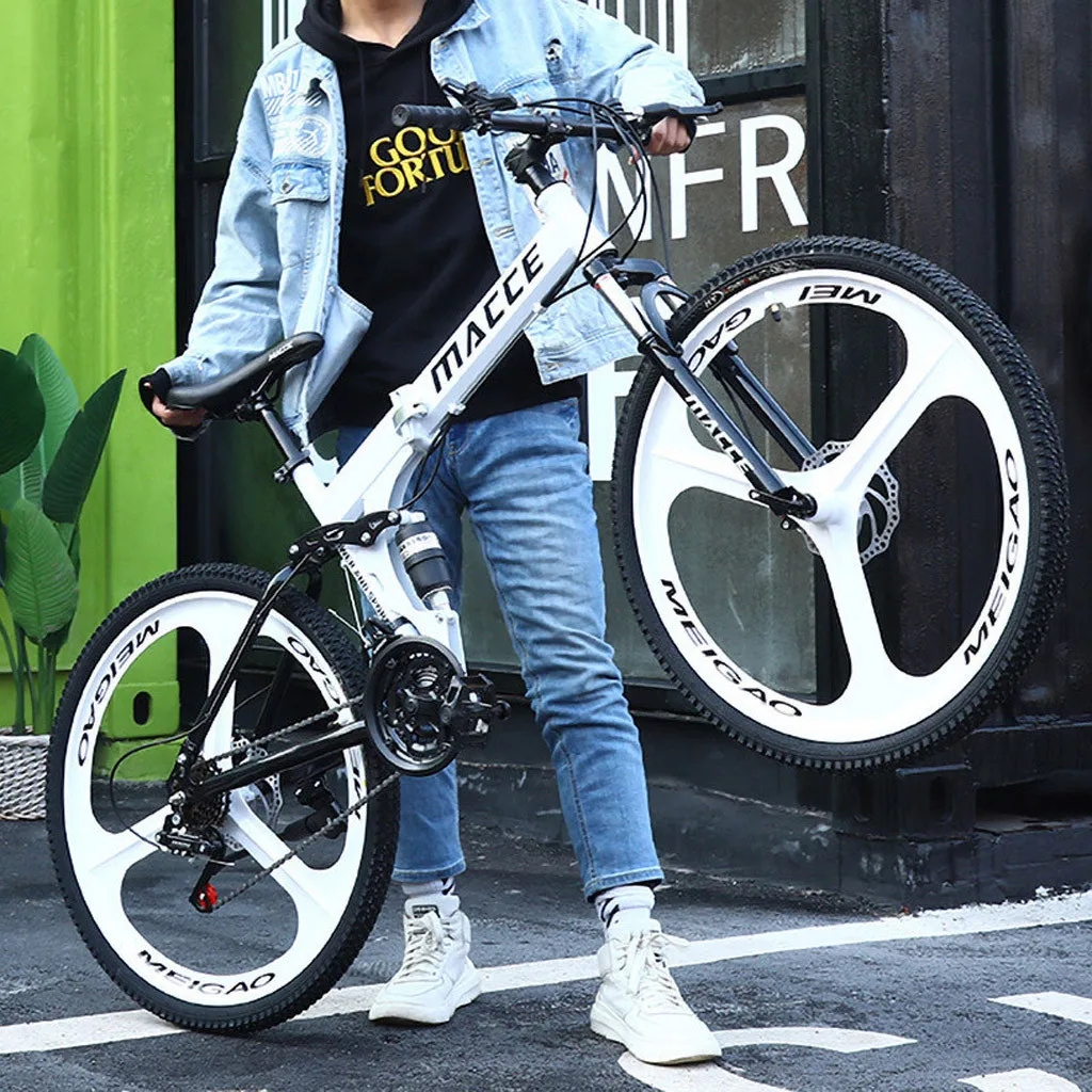 Горный велосипед 21 скорость 24 дюйма рама из высокоуглеродистой стали для мужчин