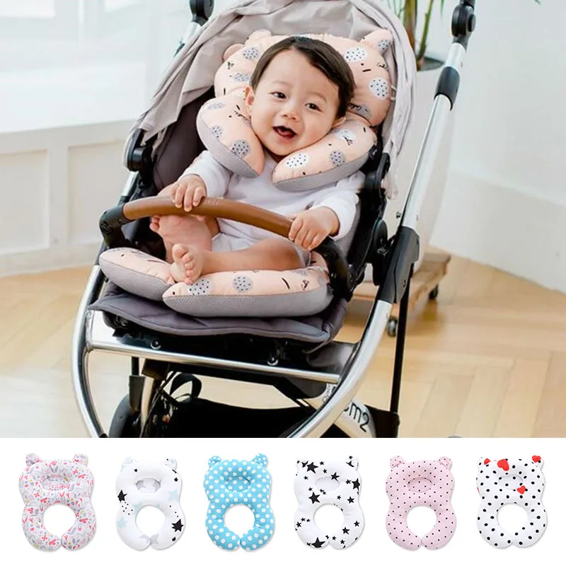

Baby Pillow Neck Head Protection Baby Kids Concave Pillows Soft Cotton Sleep Pillow Baby Anti Roll Cushion Bedding Accessories