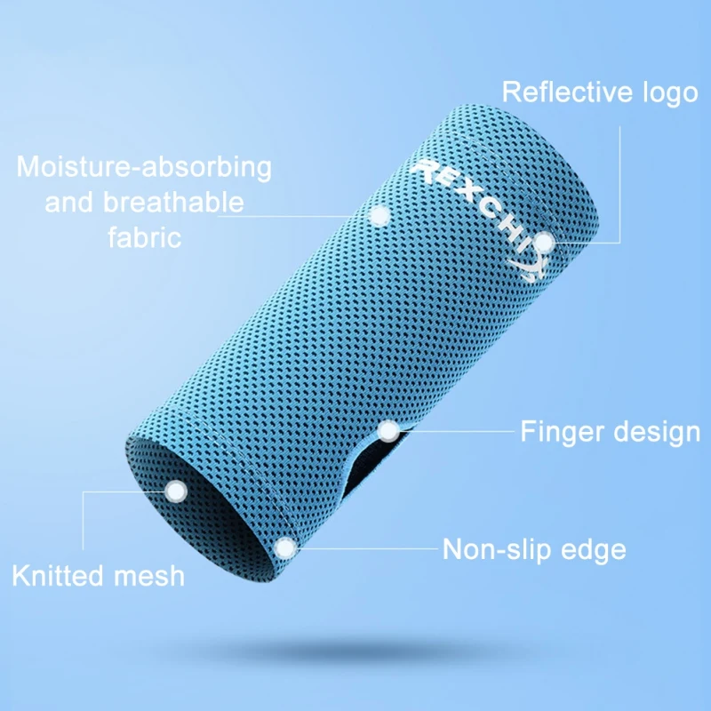

Wrist Brace Support Breathable Ice Cooling Sport Wristband Wrap Gym Yoga Hand Sweat Band Cycling Running Gloves