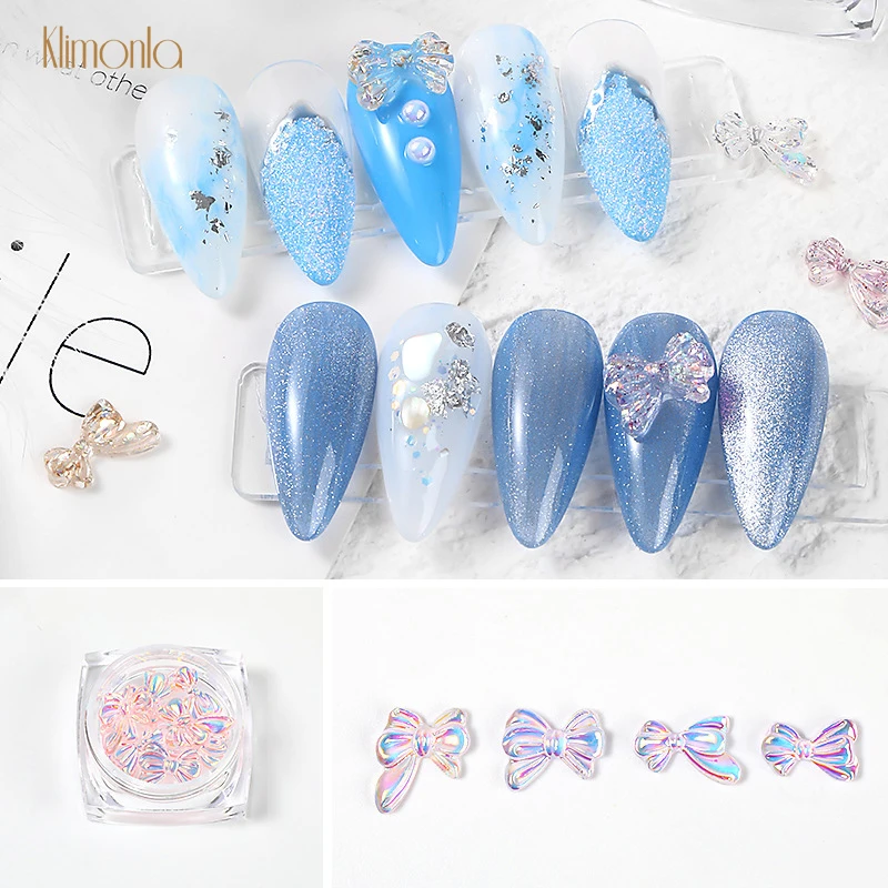 Высококачественные яркие трехмерные наклейки для ногтей разных размеров в виде