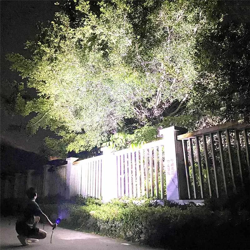 

XHP160.2 3800lm Zoomable Strong LED Flashlight 16-core LED USB Rechargeable Zoomable Lantern Torch Camping Fishing Hunting Light