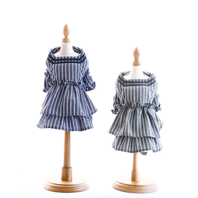 Одежда для маленьких собак Осень зима модное мягкое теплое платье и средних