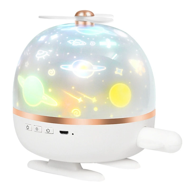 

Aircraft Music Magic Projector LED Lamp Colorful Rotate Flashing Star Lights Q0KA
