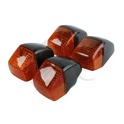 orange Мотоцикл 4X указатель поворота мигалка для HONDA VFR400 NC30 RVF400 NC35 CBR250 MC22 NSR250 NC21 PGM3 NC28 PGM4 CBR400 NC29 - Цвет: orange