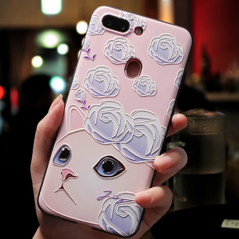Чехол s для samsung Galaxy A50 A9 A5 A7 A8 A6 плюс A30 чехол для samsung S8 S9 S10 S10e S6 S7 плюс пространство кошки 3D рельеф - Цвет: zihuamao