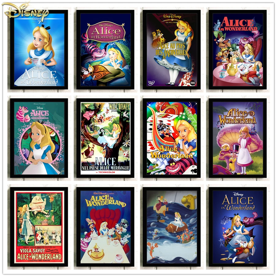 

Disney Diy Alice In Wonderland Picture 5d Diamond Painting Square Diamond Embroidery Cross Stitch Diamond Mosaic Home Decoration