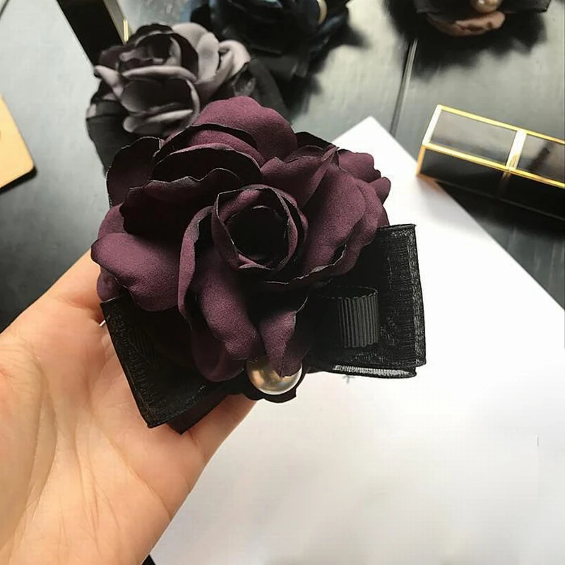 Женская кружевная брошь в Корейском стиле простой тканевый галстук-бабочка с