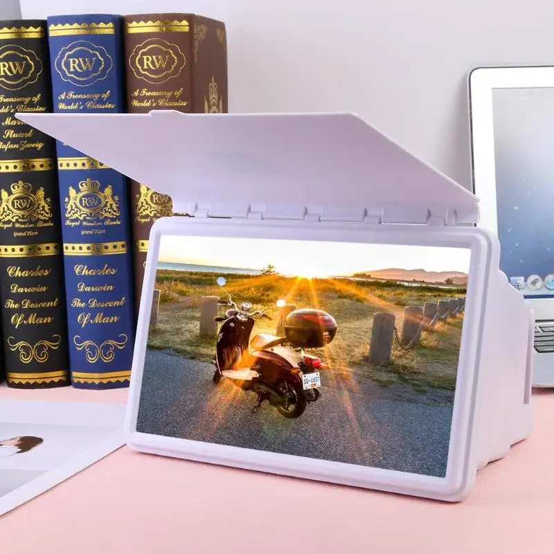 3D усилитель экрана телефона 12 дюймов увеличитель для экрана телефона HD видео усилитель телескопический кронштейн
