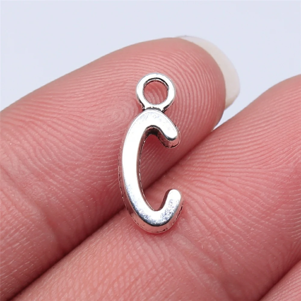 

Earring Charms For Jewelry Making 26pcs Letter C Charms 16mm Antique Silver Plated