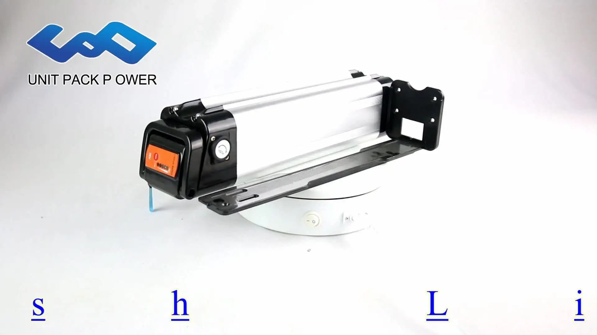 

Silver fish style rechargeable ebike battery 24v 10ah li-ion pack with charger