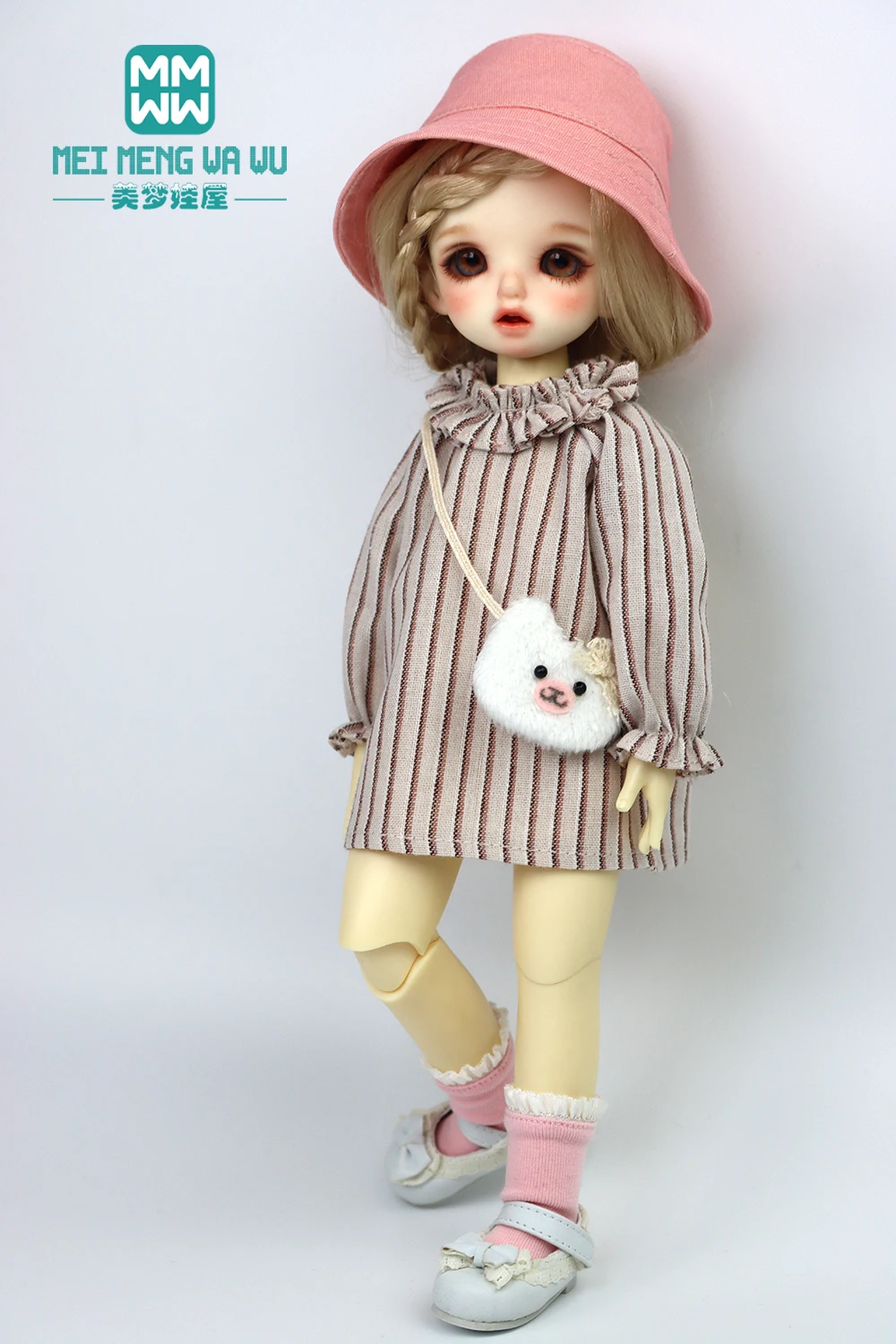 Подходит для 30 см 1/6 BJD YOSD аксессуары кукол модное ретро платье в полоску юбка