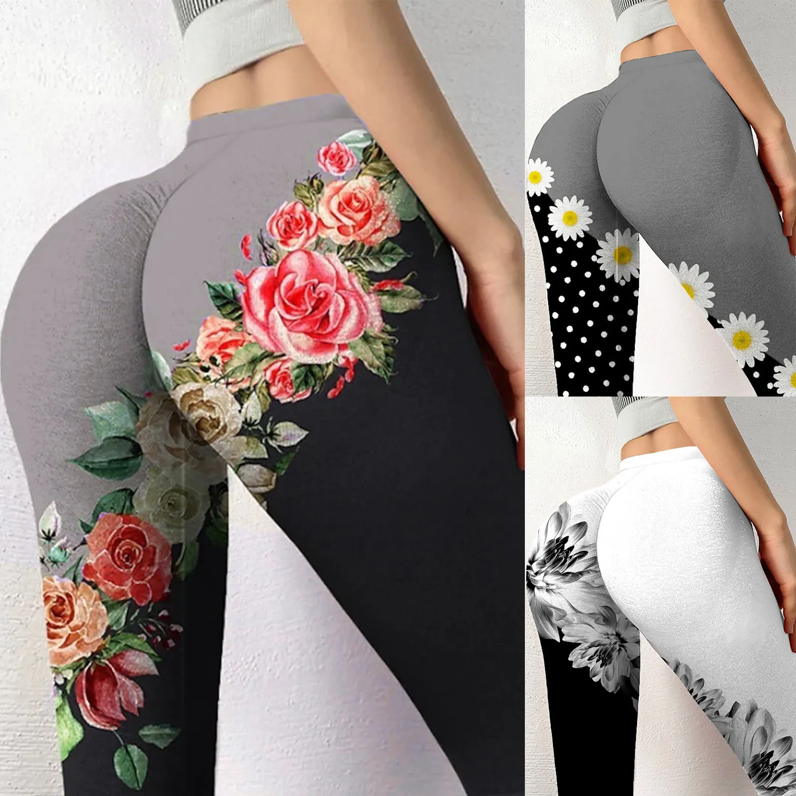 

Модные женские брюки Mujer с эластичной резинкой на талии, спортивные штаны с цветочным принтом, леггинсы, женские модные летние длинные штаны