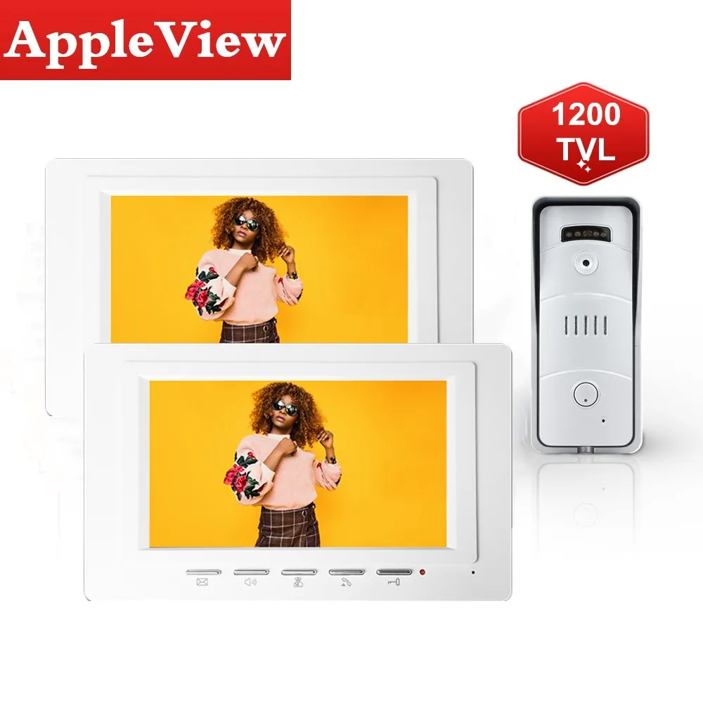 Проводной видеодомофон домофон дверной Звонок камера поддержка разблокировка