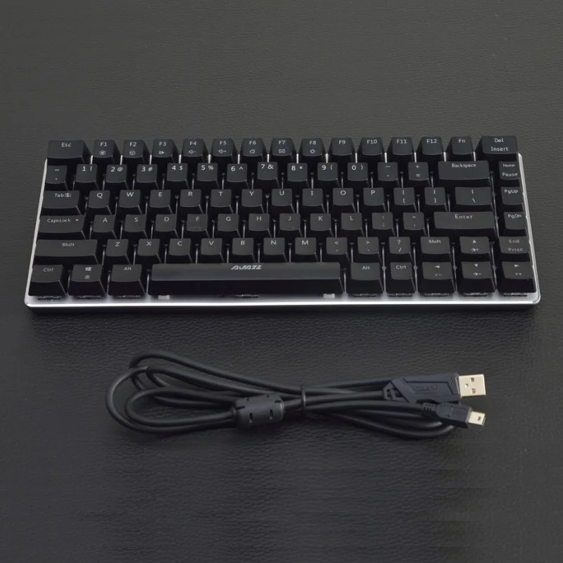 

Ajazz AK33 Gaming Keyboard 82 Keys Anti-Gosting Mechanical Switch Blue/Black Gamer PC Laptop Keyboard Blue/White/RGB Backlit