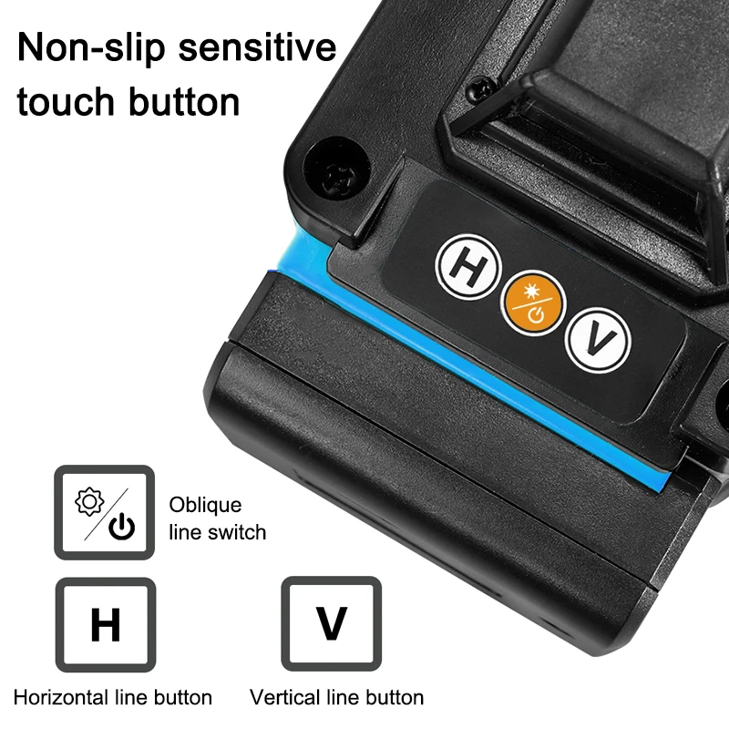 3D 16 Lines Laser Level Self-leveling Green Vertical Horizontal Line with Metal Lifting Platform Bracket Battery | Инструменты