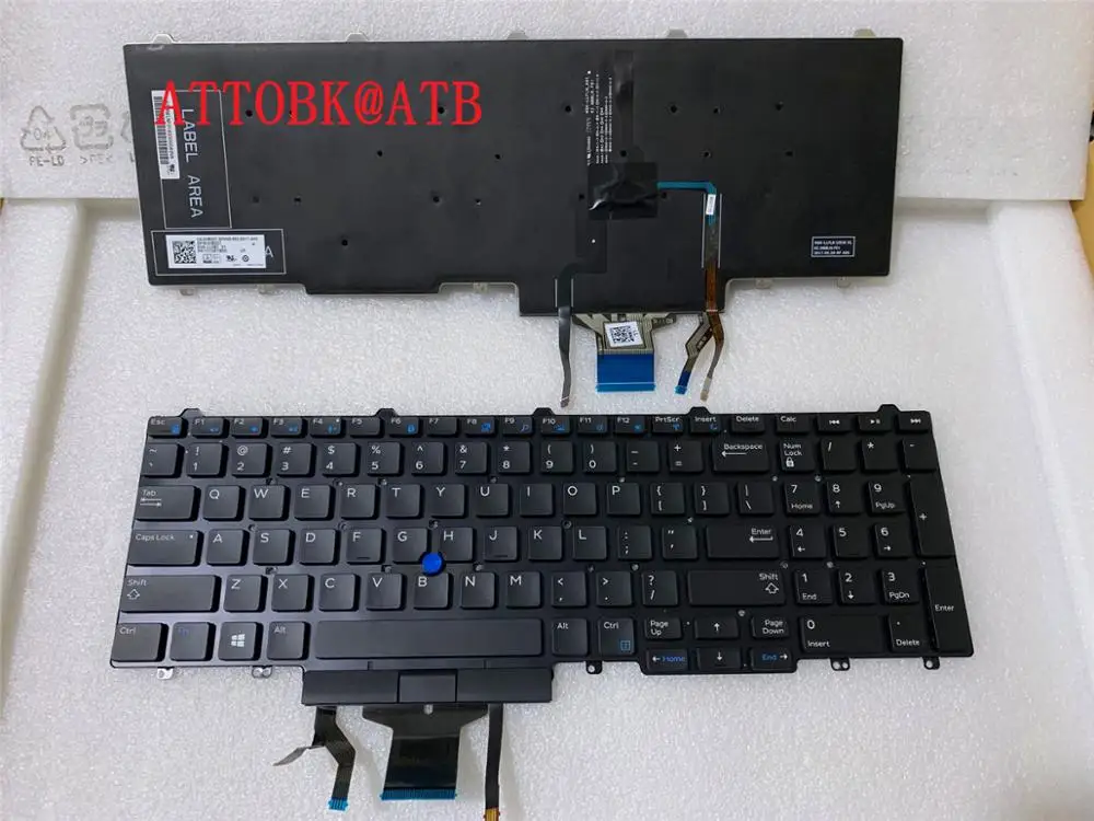 

Новая английская клавиатура для DELL Latitude E5550 E5570 3510 M3510 7510 M7510 M7520 3510 7510 7710 7720 с клавиатурой с подсветкой