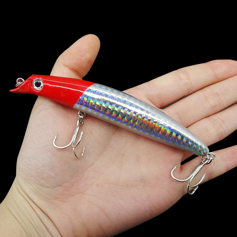 AIOUTE 1 шт. Minnow Рыбацкая приманка 13 г 10 5 см движущаяся плавающая на пескаря жесткая