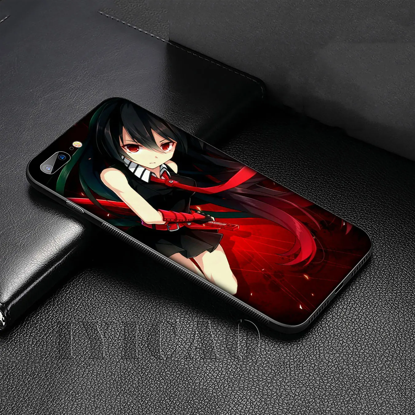 Мягкий силиконовый чехол IYICAO Akame Ga Kill Anime для iPhone 11 Pro XR X XS Max 6 6S 7 8 Plus 5 SE черный из