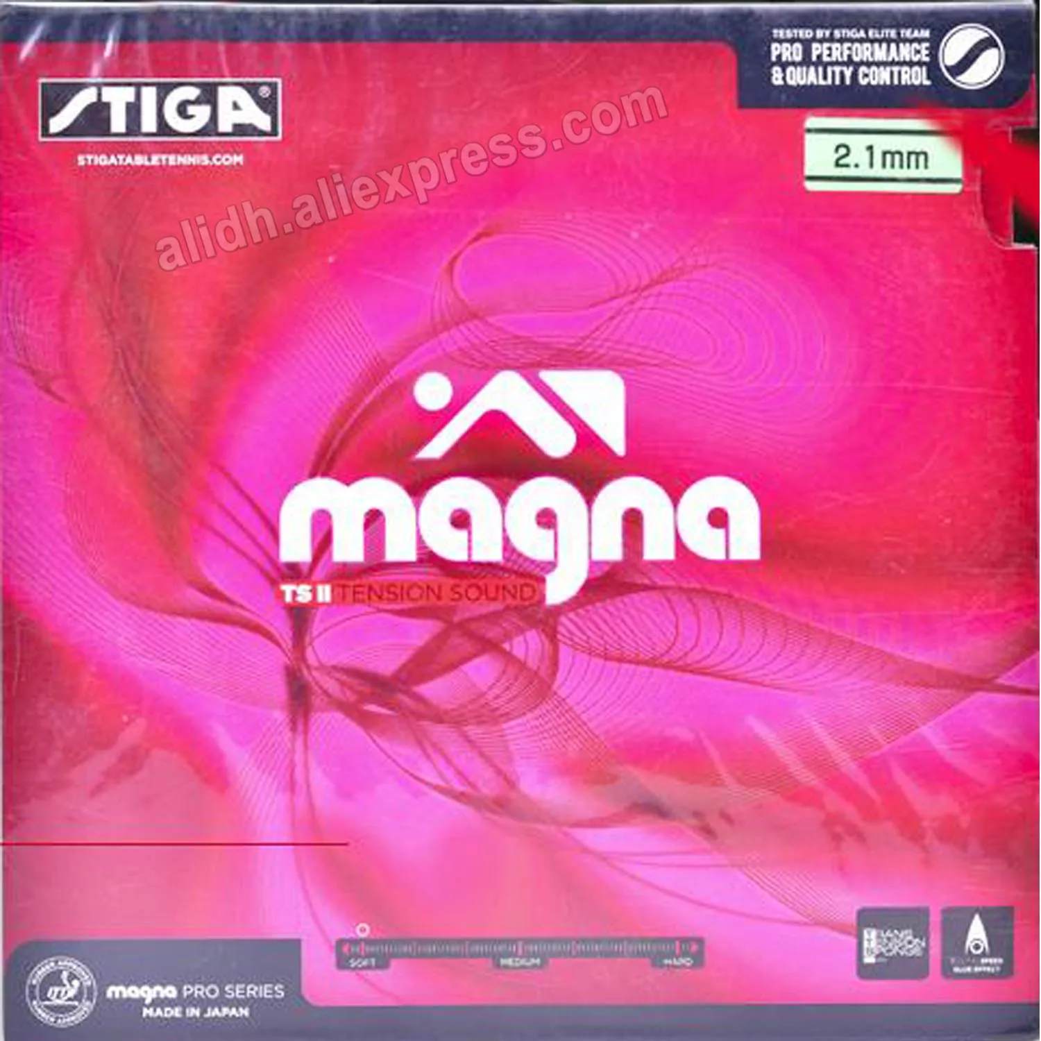 Original Stiga MAGNA TS II ( MAGNA TS 2) soft pimples in table tennis rubber for table tennis rackets racquet sports pingpong