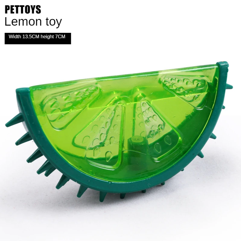 

Pet Toys Molar Teeth Cooling Chews Sound Frozen Fruit Summer New Dog Leisure Toys