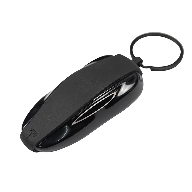 For Tesla Car Key Case Keychain Cover Protector Fit Model 3 S X Model3 2021 Accessories