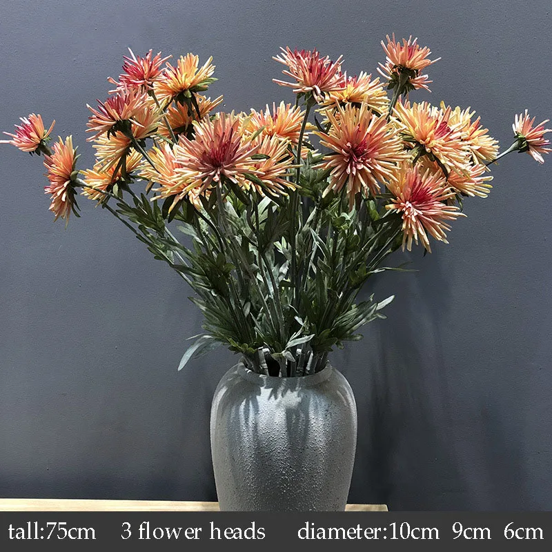 

Artificial Flowers Fake Plants Leaves DIY Wedding Decoration Backdrop Home Decoration Accessories Champagne-Colored