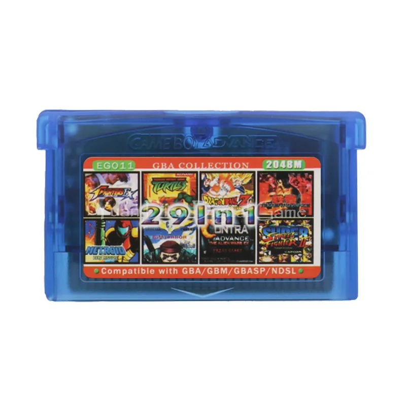 

Картридж для игровой консоли Nintendo GBA EG011 29 в 1 на английском языке