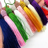 6pcslot 15cm hanging rope silk tassels fringe sewing bang tassel trim key tassels for diy embellish curtain access