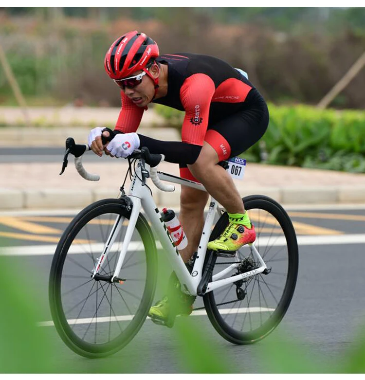 KIAE 2022 мужские триатлоновые комплекты с короткими рукавами для езды на велосипеде