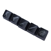 5pcs oem r4 profile abs backlit keycap gaming keycaps key button keycaps abs for cherry mx mechanical keyboard cs go