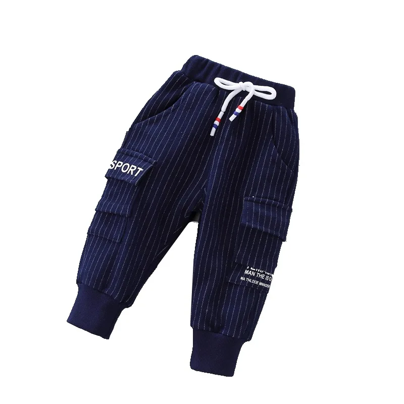 

Детские брюки с буквенным принтом, модные повседневные брюки для мальчиков с большими карманами, одежда для джентльменов, одежда для мальчи...