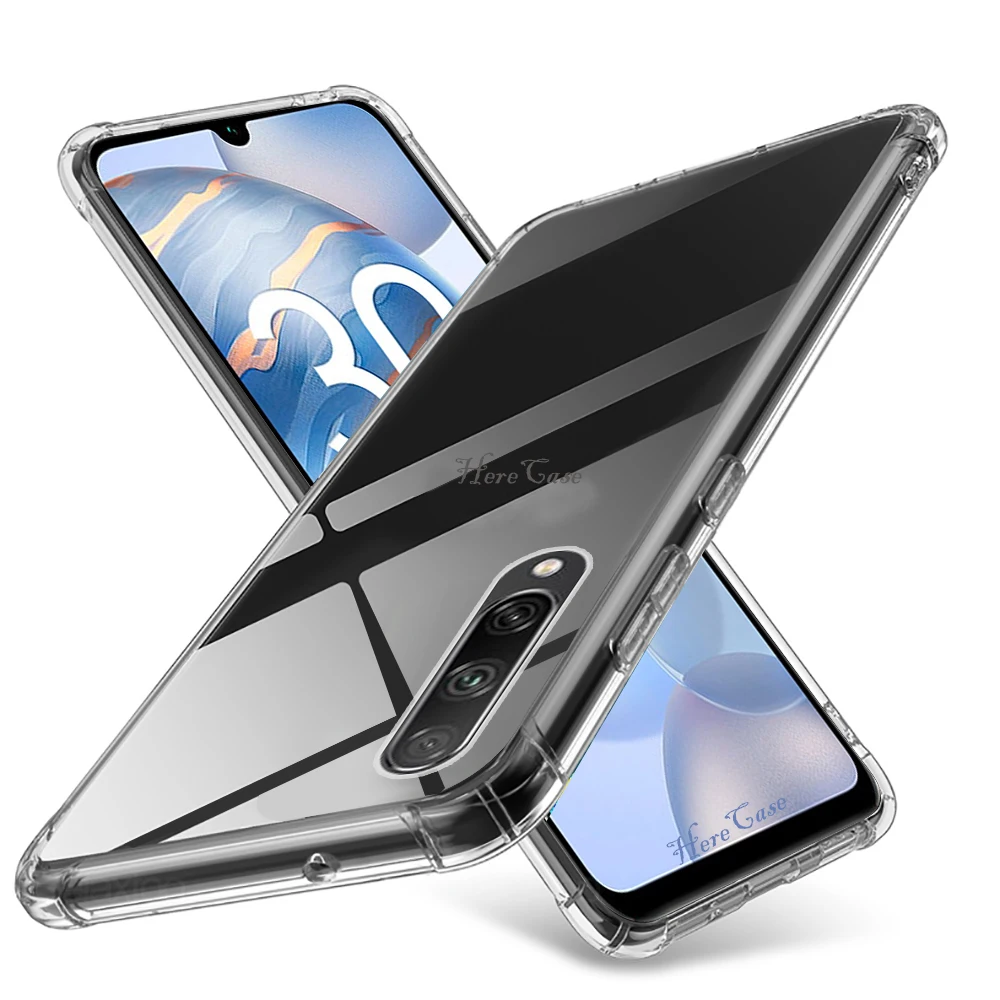 Honor-30i кейс для Samsung Galaxy прозрачный подушка безопасности чехол Huawei Честь 30i 30 я Honor30i