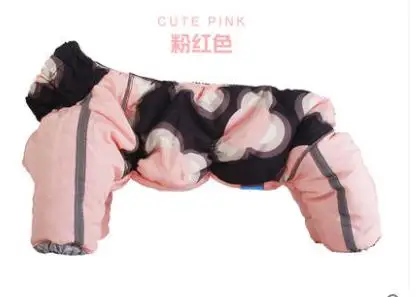Pink Cat Gril Pet Зимняя одежда для девочек и мальчиков; Роскошная теплая пуховая куртка для маленьких собак; зимний комбинезон на молнии для чихуахуа; Прямая поставка - Цвет: Pink Cat Gril Pet