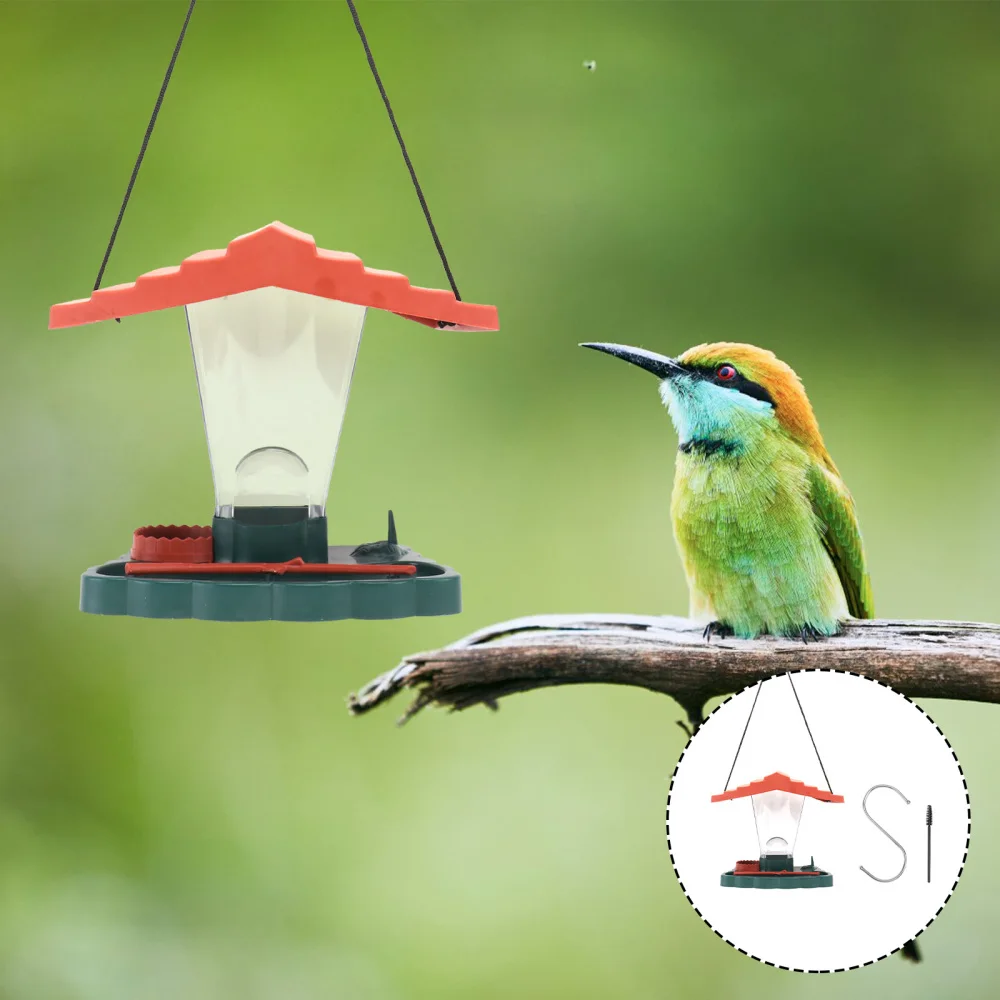

1 Set of Hanging Bird Feeder Outdoor Bird Feeding Apparatus Bird Accessory
