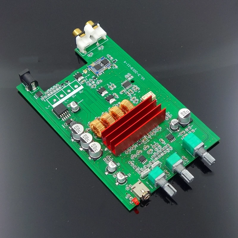 Плата цифрового усилителя мощности 100 Вт * 2 DC12-24V TPA3116D поддерживает Bluetooth 5 0 APTX HD с