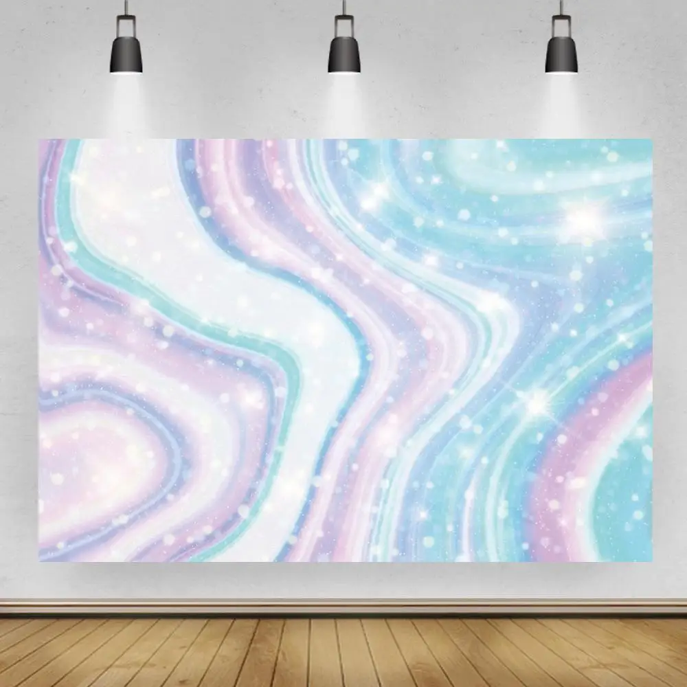 

Rainbow Bokeh Backdrop for Photography Glitter Birthday Photo Background Decoration Colorful Live Broadcast Photocall Props