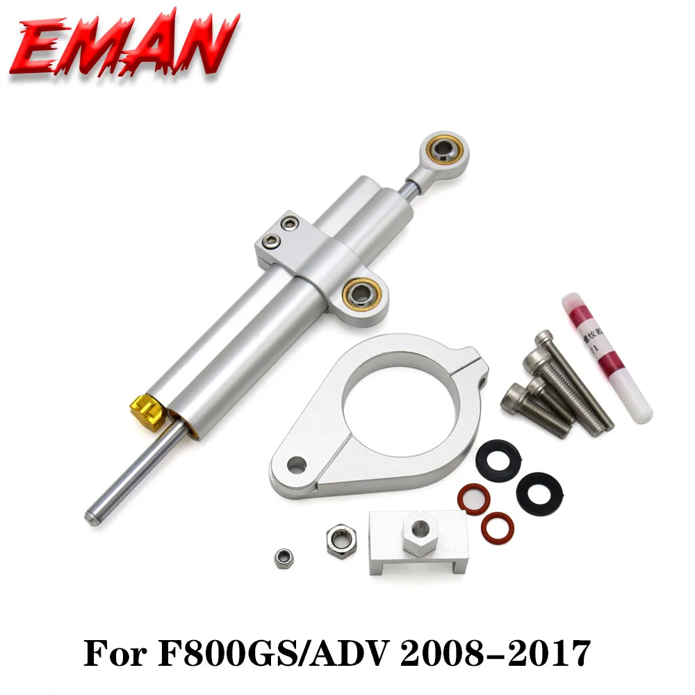 

F800GS/ADV Steering Damper Motorcycle Accessories Fit For F800 GS 2008-2017 Stabilizer Shock Absorber Direction Mount Bracket