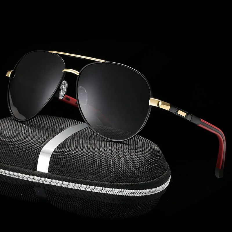 

Marke Design Polarisierte Sonnenbrille Klassische Mnner Metall Fahren Sonnenbrille Mnnlichen Beschichtung Sonnenbrille