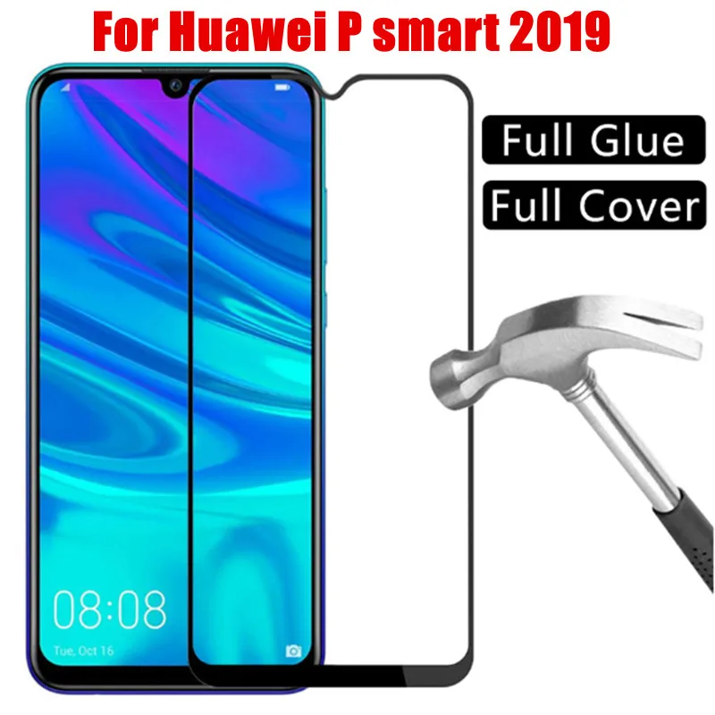 

3pcs For Huawei P smart 2019 psmart 2019 Tempered Glass Safety Screen Protector on huawei Psmart2019 Full Cover Protective Glass