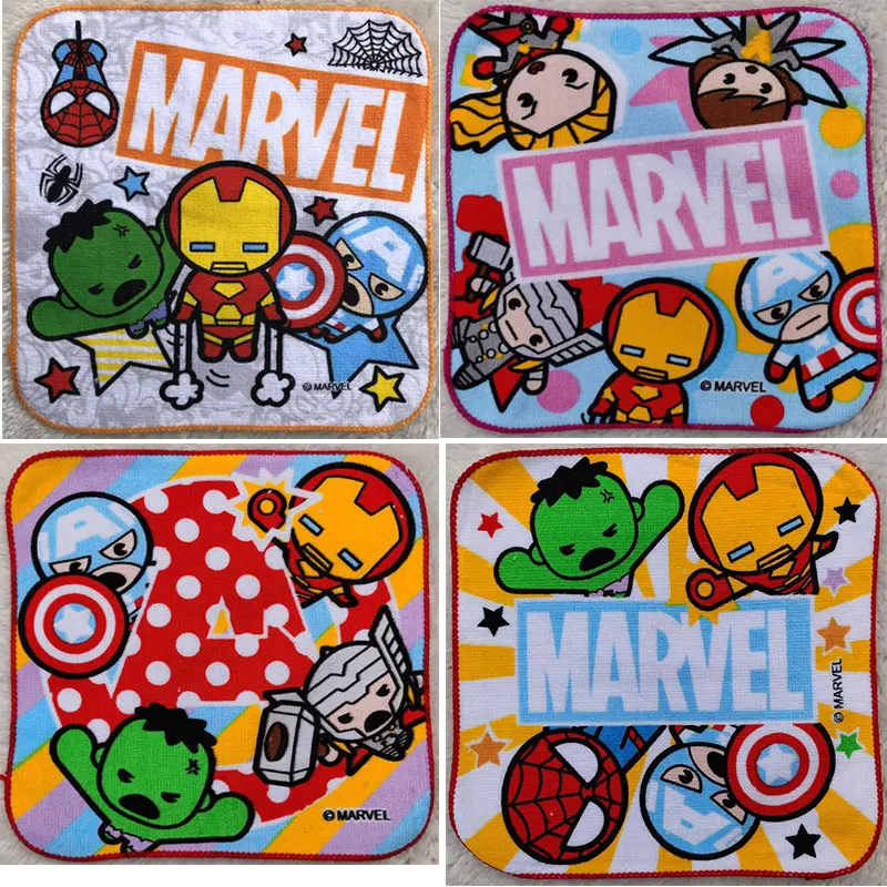 Детский носовой платок Disney с мультяшным рисунком маленькое квадратное полотенце