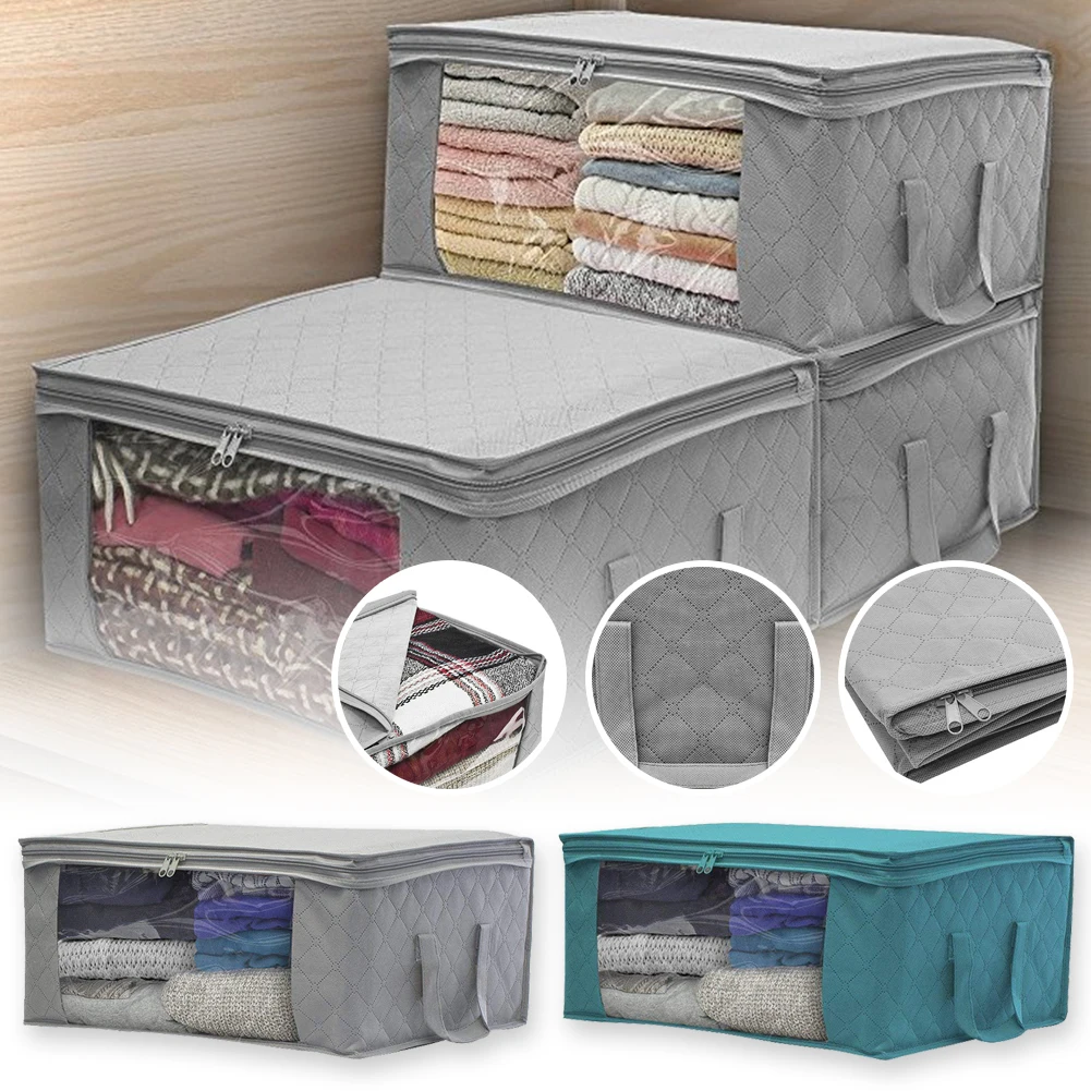 2 Цвета складной куб ящики для хранения с крышкой Складная хорошо складируемая