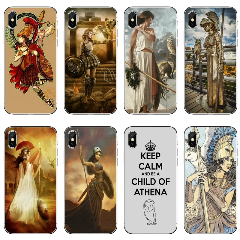 Аксессуары чехол для телефона Huawei P30 P20 Pro P10 P9 P8 Lite Y5 Y6 Y7 Y9 P Smart Plus 2019 Zeus Athena Goddess Wisdom