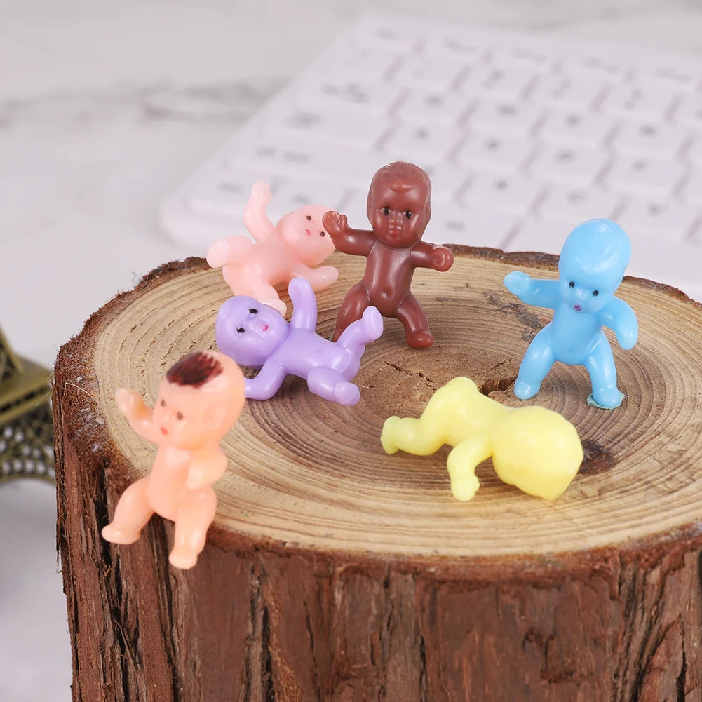 180 шт. Пластиковые Мини куклы для малышей 1 дюйм сувениры вечеринки украшения