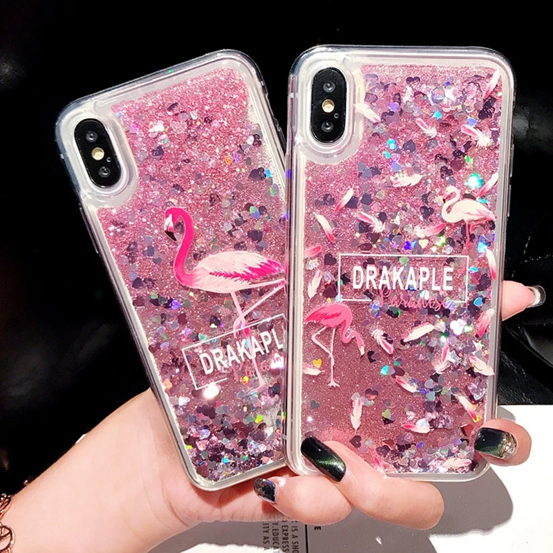 Единорог Жидкий чехол для Honor 7A Pro 7C 6A блестящий Huawei 8C 8X 10 Lite P20 P30 Quickand Case |