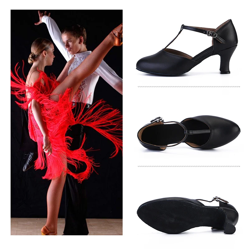 Women Latin Dance Shoes Jazz Adult Ballroom Salsa Dancing Shoes Woman Black Teachers Training Modern Tango Dance Sneakers