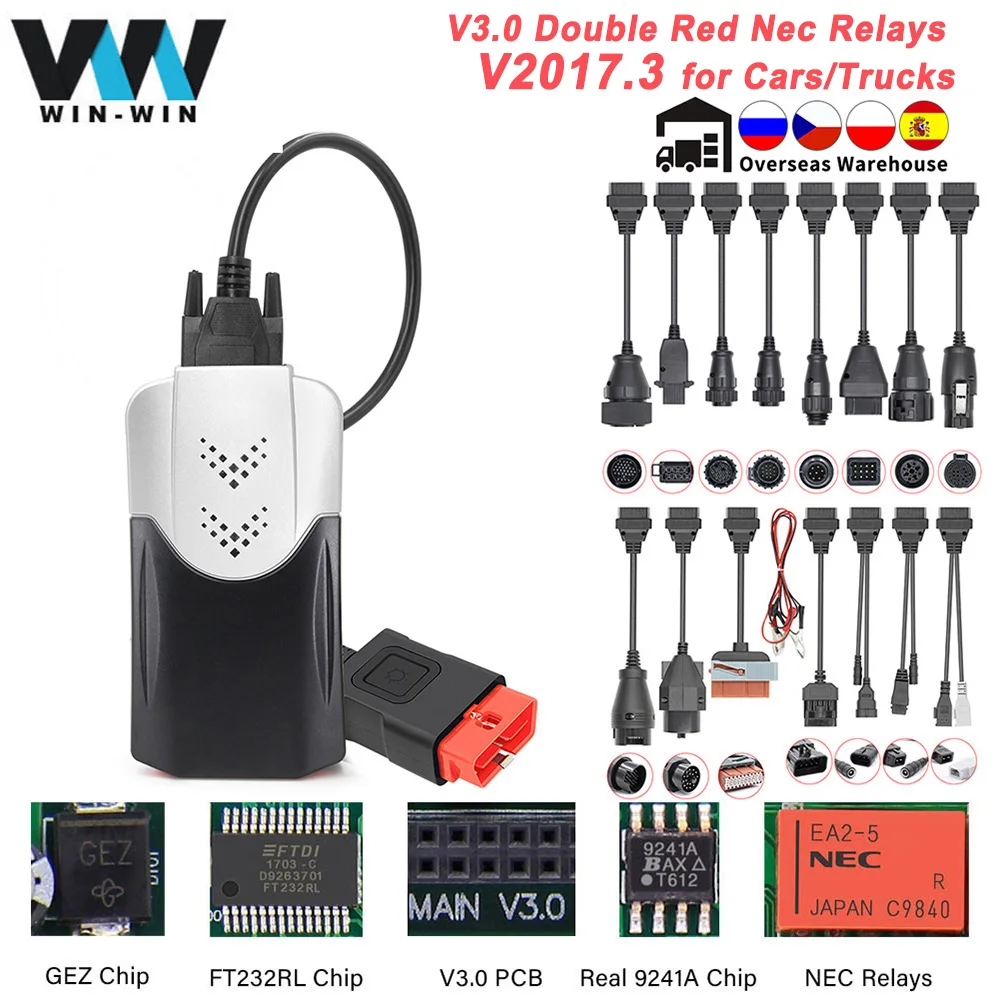 Автомобильный диагностический сканер V3.0 печатная плата Multidiag Pro + NEC для BMW OBD2 Bluetooth