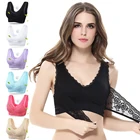 Бюстгальтер женский WONTIVE, кружевной Бралетт с застежкой спереди, пикантное бесшовное нижнее белье без косточек, большие размеры, нижнее белье