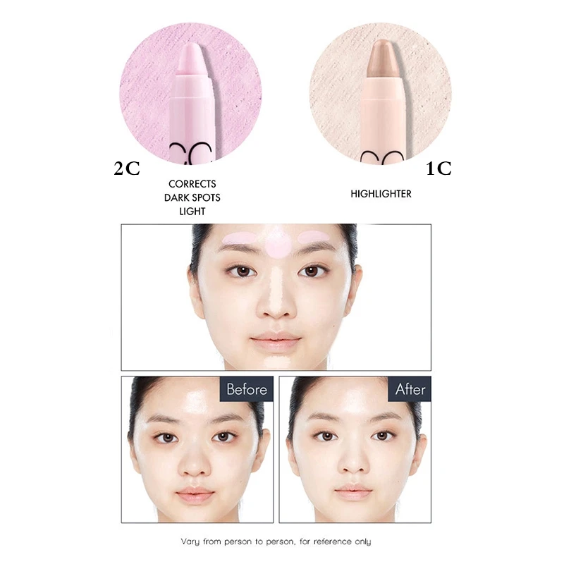 Контурный консилер 5 цветов для лица темные круги под глазами крем карандаш