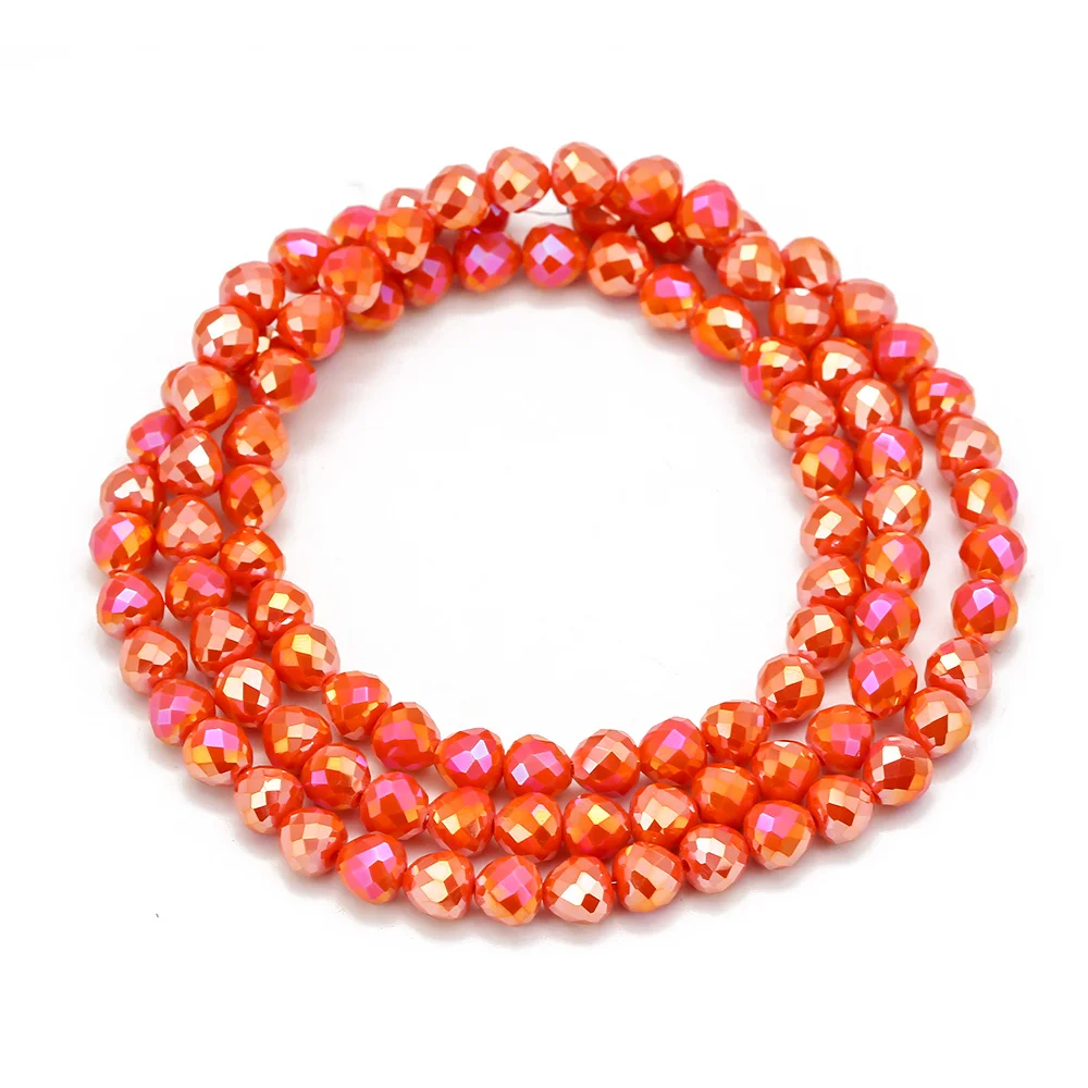 

MEIBEADS 8mm 20PCS/bag Irregular Strawberry Loose Beads for Bracelet Jewelry Making Accessories Opacity Colorful Findings BD477